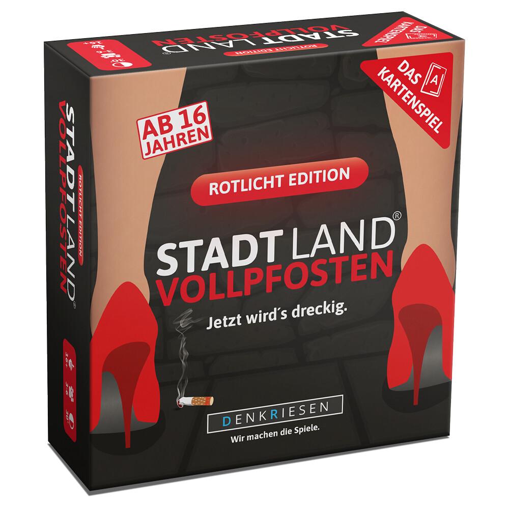 STADT LAND VOLLPFOSTEN® - Das Kartenspiel ROTLICHT EDITION Jetzt wird's dreckig.