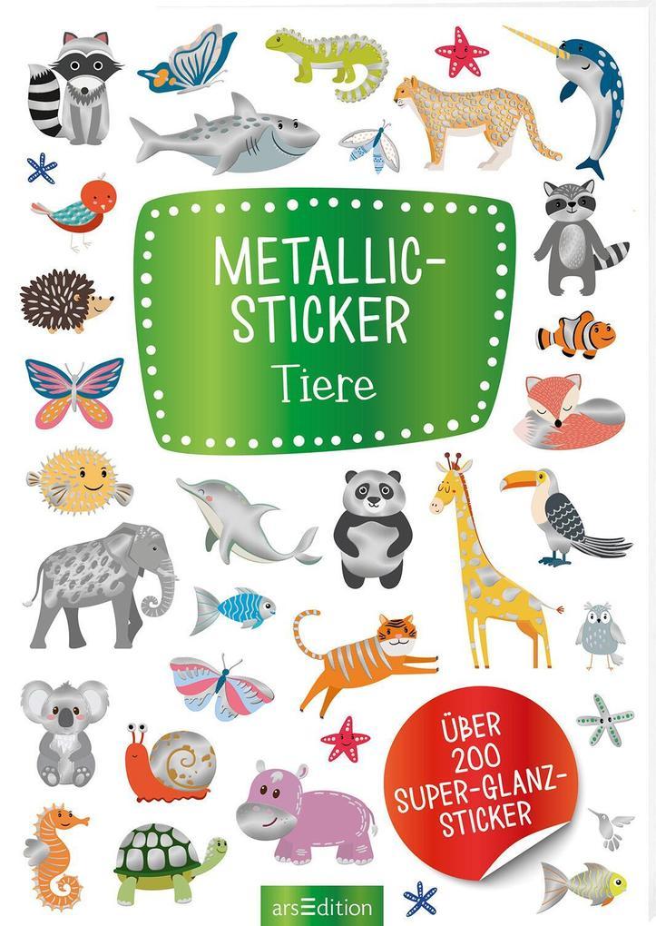 Metallic-Sticker Tiere