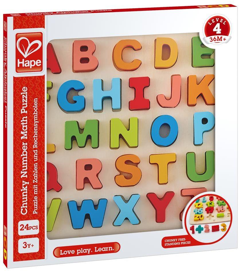 Hape - Puzzle mit Großbuchstaben, 27 Teile