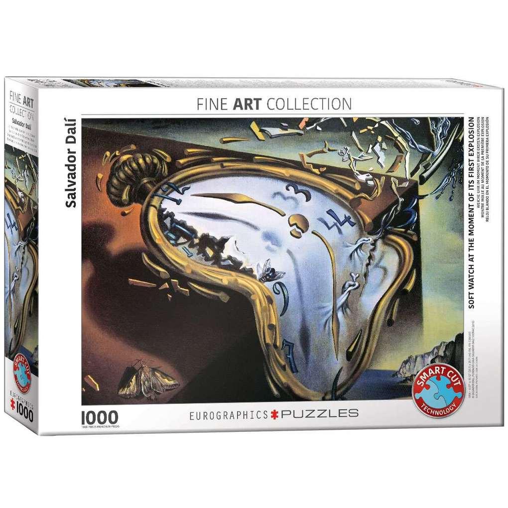 Eurographics 6000-0842 - Weiche Uhr im Moment ihrer ersten Explosion von Salvador Dalí , Puzzle, 1.000 Teile