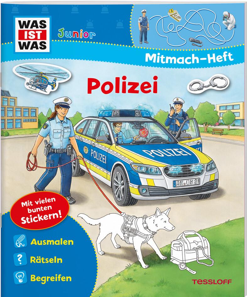 WAS IST WAS Junior Mitmach-Heft. Polizei