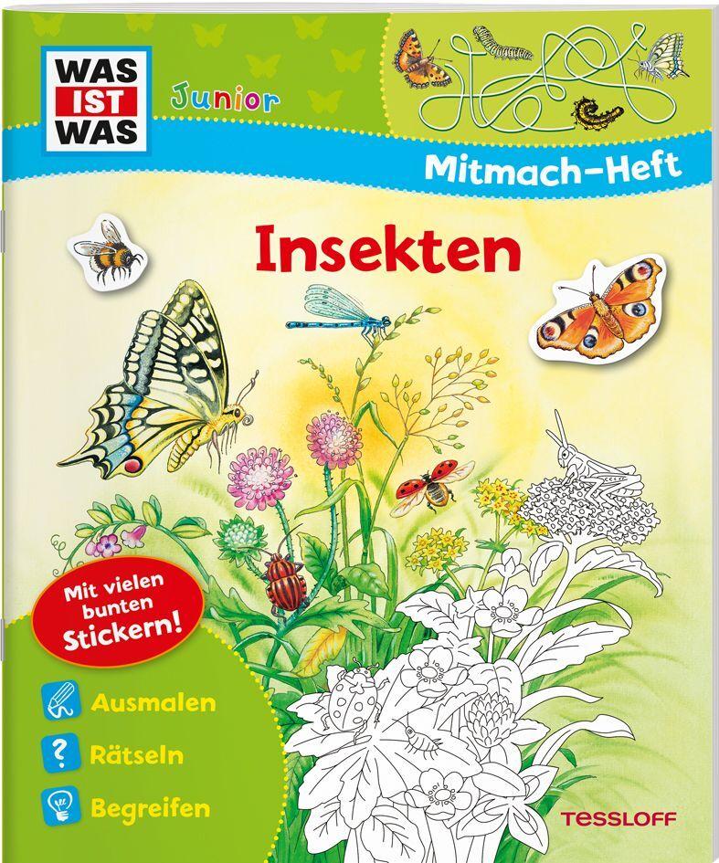 WAS IST WAS Junior Mitmach-Heft. Insekten