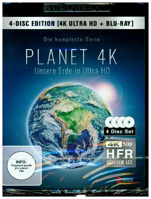 Planet HD - Unsere Erde 4K, 2 UHD-Blu-ray + 2 Blu-ray