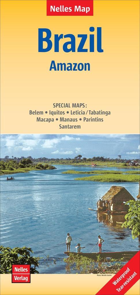 Nelles Map Landkarte Brazil: Amazon