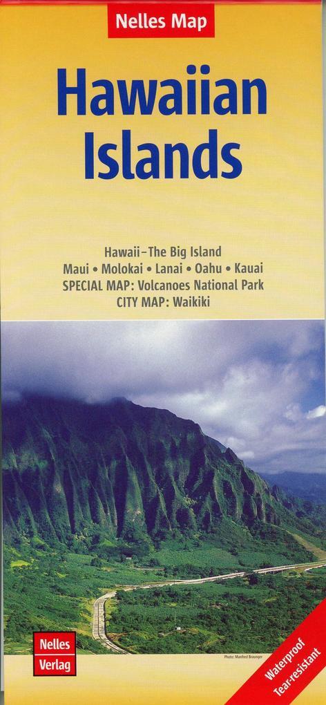 Nelles Map Landkarte Hawaiian Islands