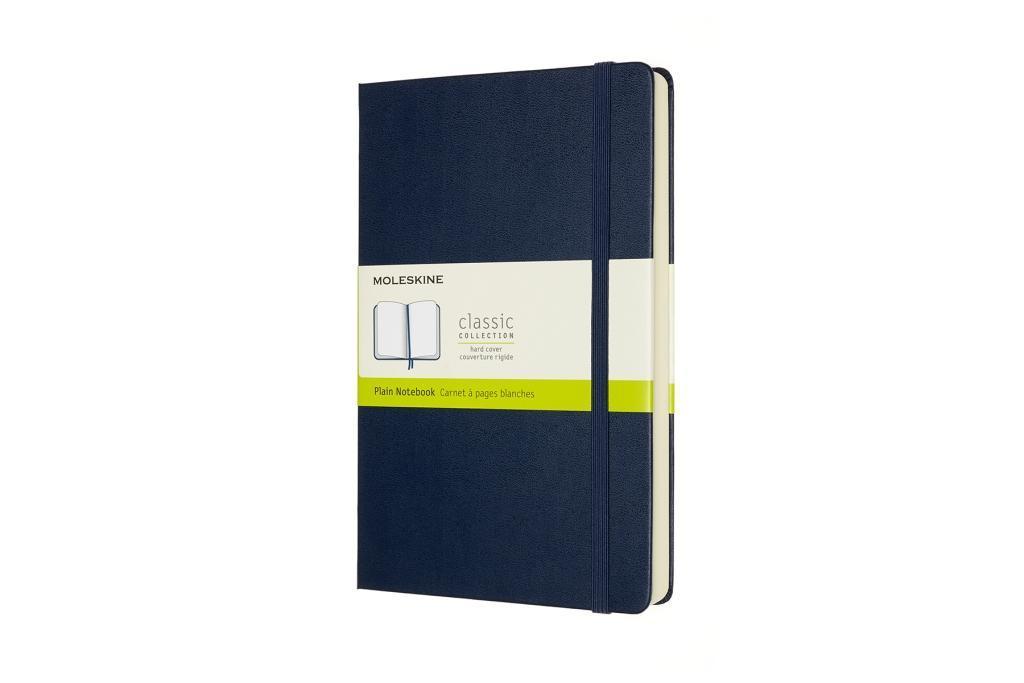 Moleskine Notizbuch - Erweitert, Large/A5, Blanko, Fester Einband, Saphir