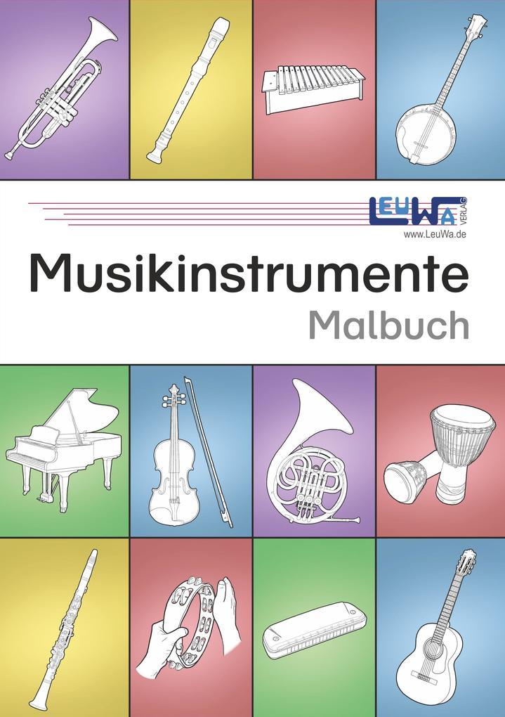 Musikinstrumente Malbuch