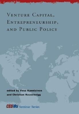 Venture Capital, Entrepreneurship, and Public Policy