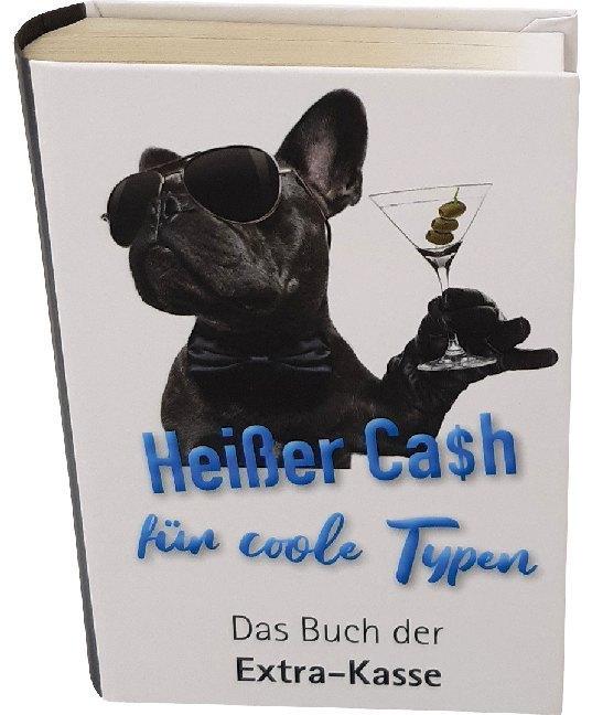 Geschenkschachtel "Buch" - Heißer Cash für coole Typen