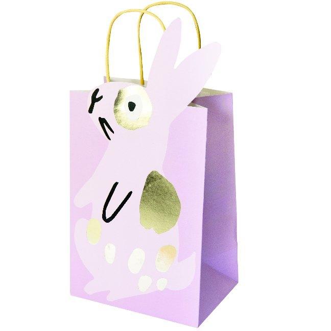 Geschenktüte Ostern, Hase, Rosa, FSC Mix