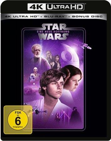 Star Wars Episode 4, Eine neue Hoffnung 4K, 1 UHD-Blu-ray + 2 Blu-ray