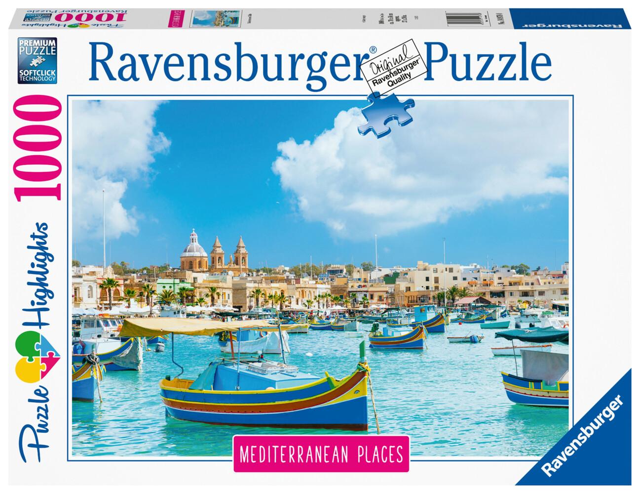 Ravensburger - Mediterranean Malta, 1000 Teile