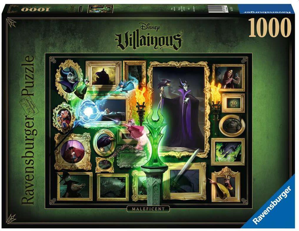 Ravensburger Puzzle 1000 Teile - Disney Villainous Maleficent - Die beliebten Charaktere aus Dornröschen als Puzzle für Erwachsene und Kinder ab 14 Jahren