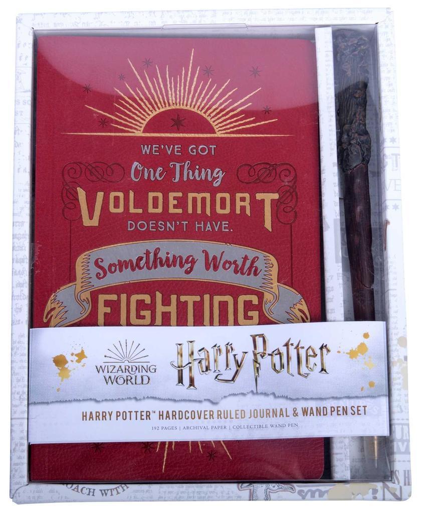 Harry Potter: Harry Potter Ruled Journal and Wand Pen Set [With Wand Pen]