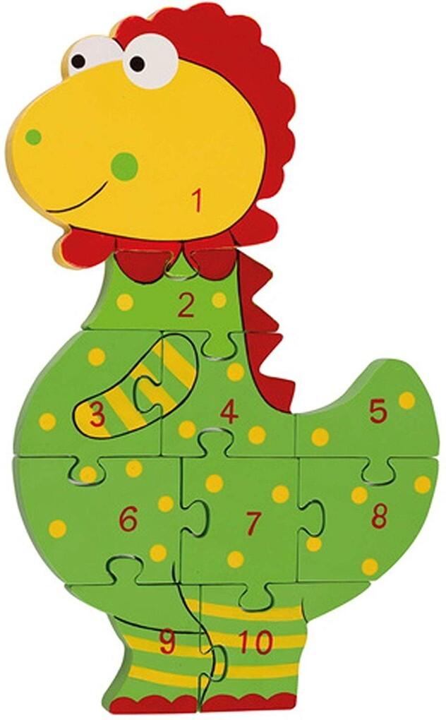 Orange Tree Toys - Holzspielzeug - Zahlenpuzzle Dinosaurier