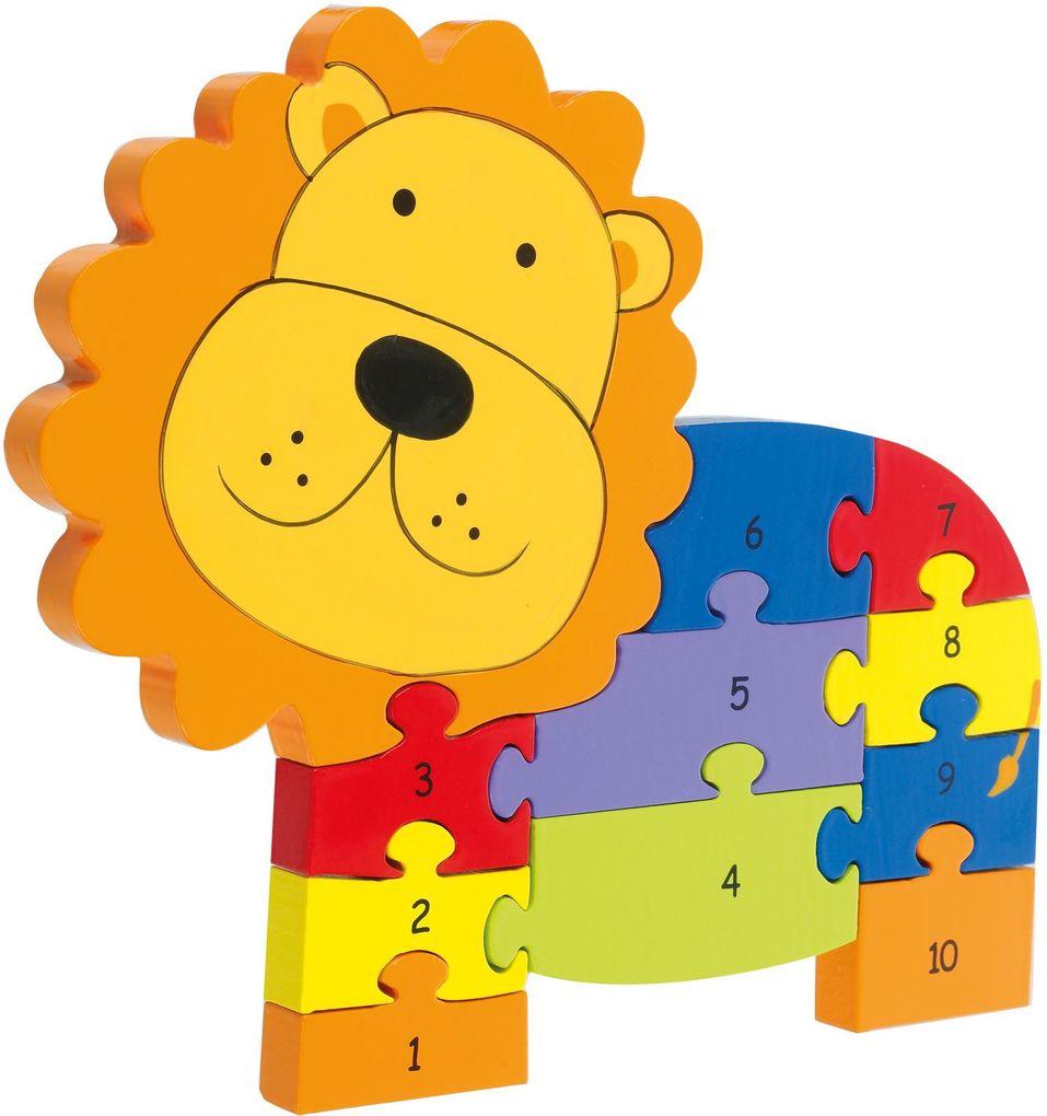 Orange Tree Toys - Holzspielzeug - Zahlenpuzzle Löwe