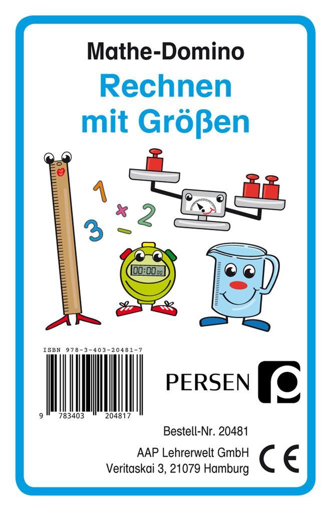 Mathe-Domino: Rechnen mit Größen