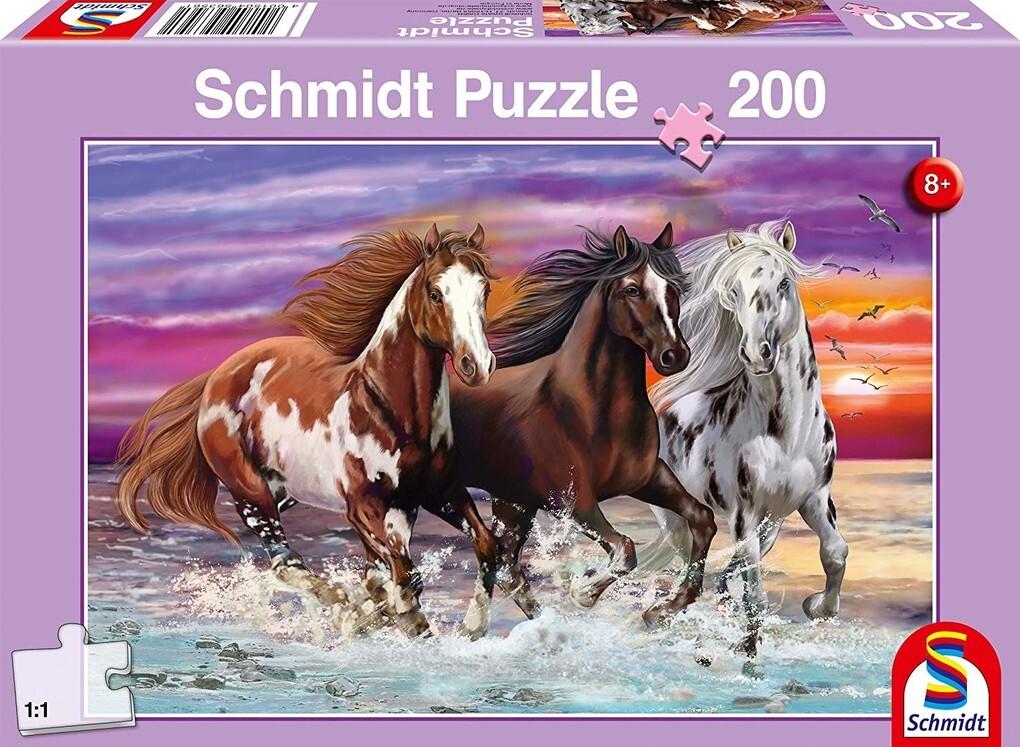 Schmidt Spiele - Wildes Pferde-Trio, 200 Teile