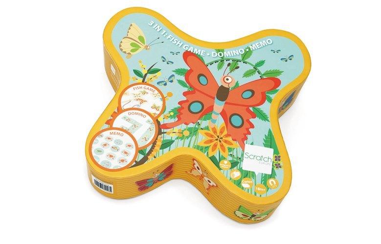 Scratch - Spiele Set Angeln Memo Domino