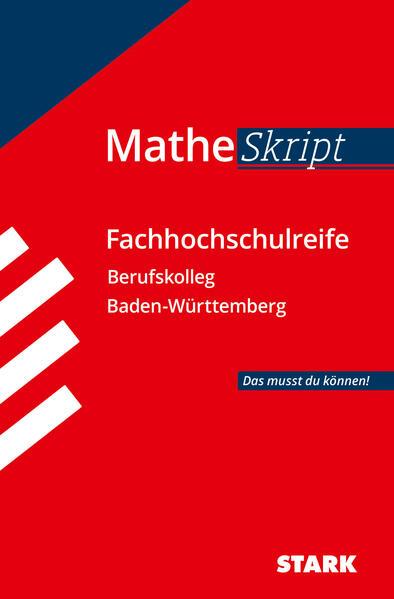 STARK MatheSkript Berufskolleg - BaWü. Baden-Württemberg