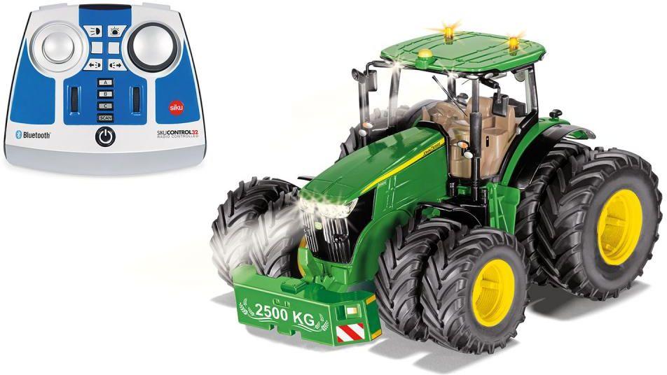 SIKU - John Deere 7290R mit Doppelreifen, Bluetooth App-Steuerung