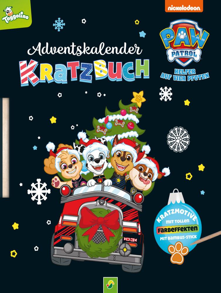 PAW Patrol Adventskalender Kratzbuch