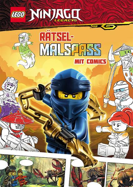 LEGO® NINJAGO® - Rätselmalspaß mit Comics