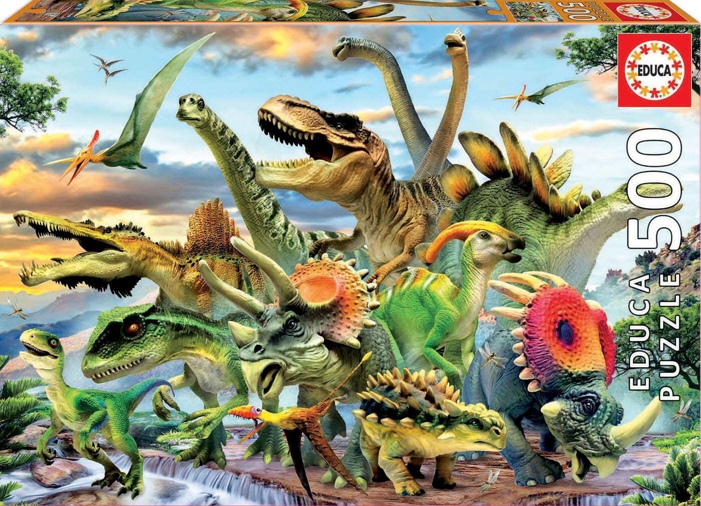 Educa Puzzle. Dinosaurs 500 Teile