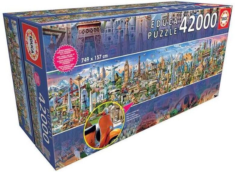 Educa - Einmal um die Welt 42000 Teile Puzzle