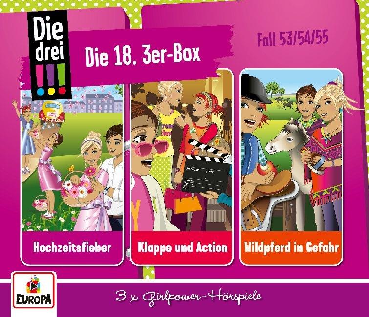 Die drei !!! 18./ 3er Box - Folgen 53,54,55 (3 Audio-CDs)