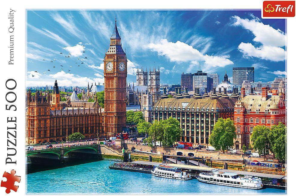Trefl - Puzzle - Sonniger Tag in London, 500 Teile