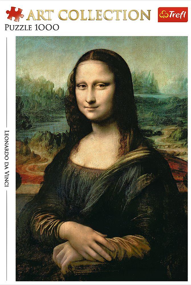 Trefl - Puzzle - Art Collection - Leonardo da Vinci / Mona Lisa, 1000 Teile