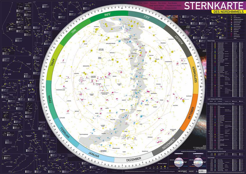 STERNKARTE des Nordhimmels