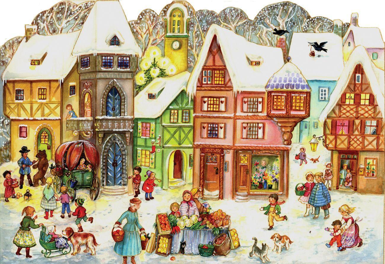 Adventskalender "Auf dem Marktplatz"