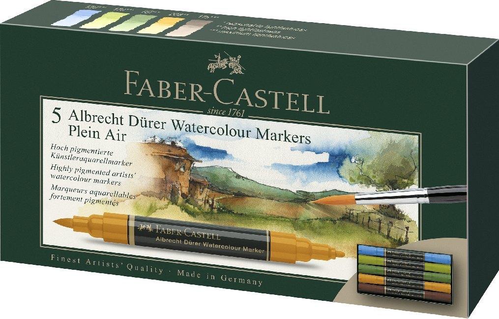 Faber-Castell Aquarellmarker Albrecht Dürer 5er Etui Plein Air