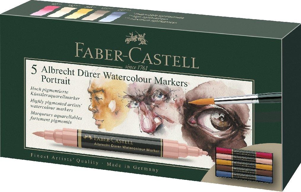 Faber-Castell Aquarellmarker Albrecht Dürer 5er Etui Portrait