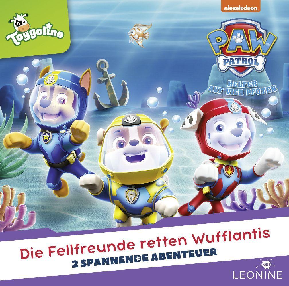 PAW Patrol - Die Fellfreunde retten Wufflantis, 1 Audio-CD