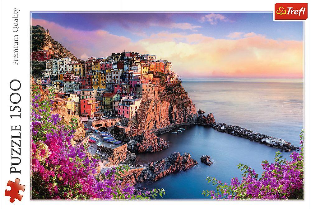 Trefl - Puzzle - Blick auf Manarola, 1500 Teile