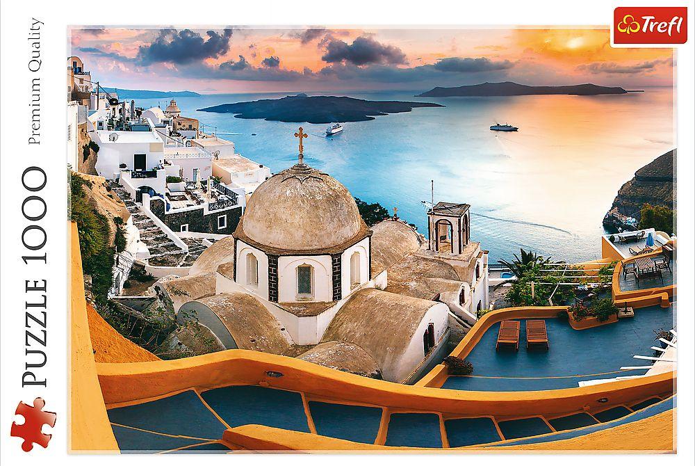 Trefl - Puzzle - Märchenhaftes Santorini, 1000 Teile