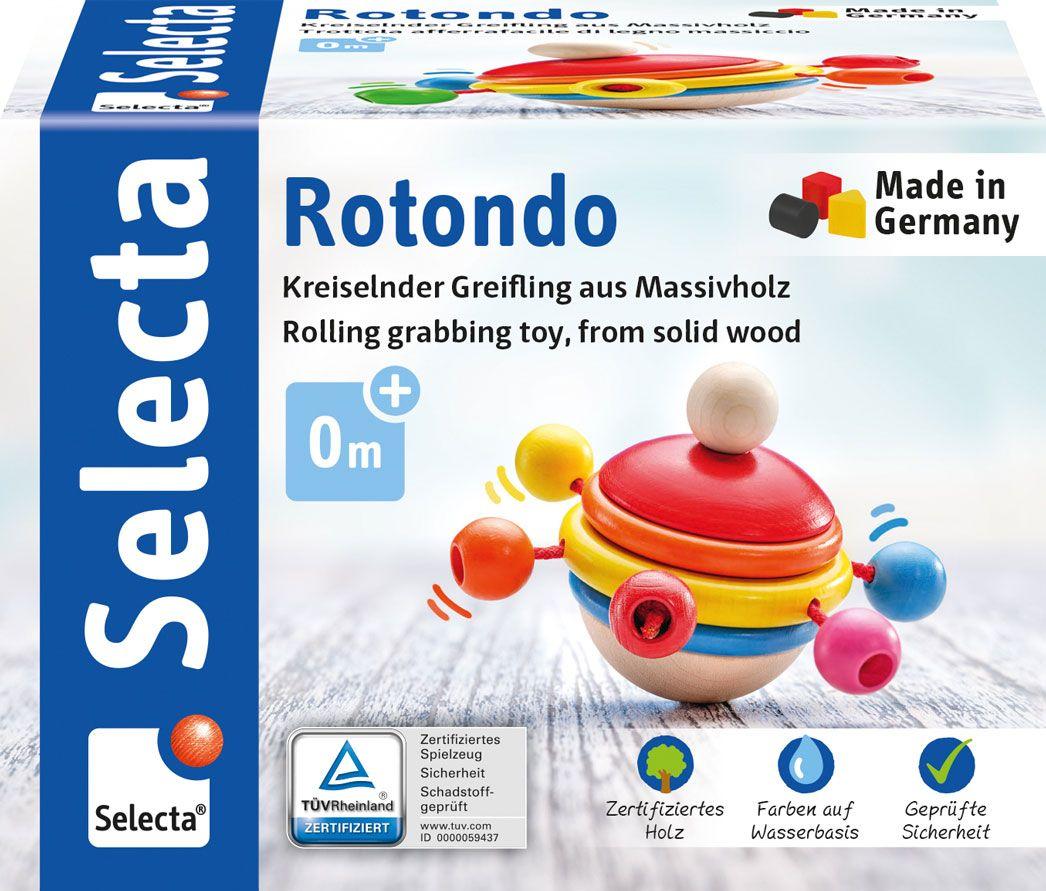 Schmidt Spiele - Selecta - Rotondo, Kreiselnder Greifling, 7,5 cm