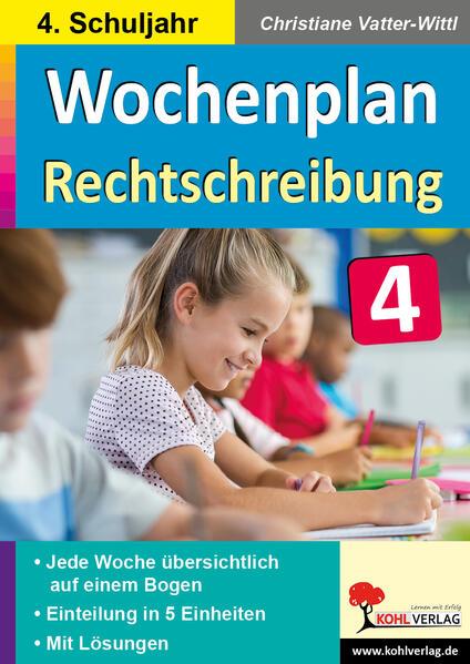 Wochenplan Rechtschreibung / Klasse 4