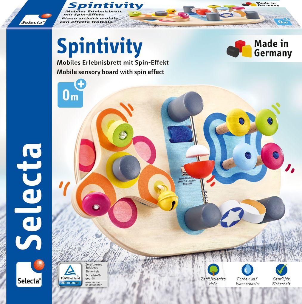 Schmidt Spiele - Selecta - Spintivity, Motorikbrett, 21 cm