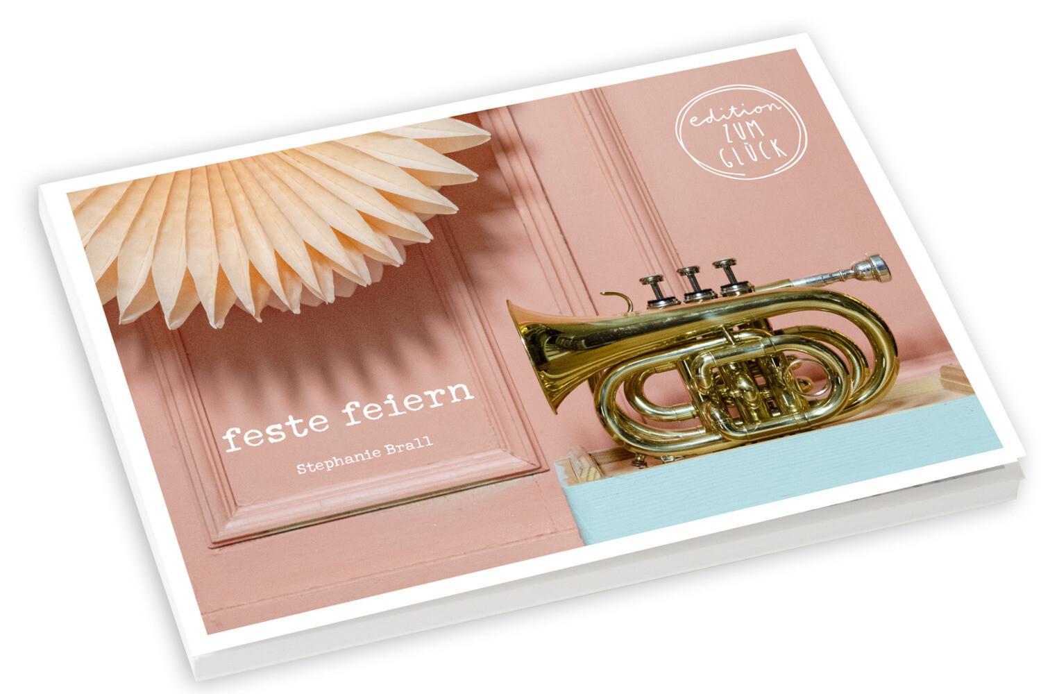 feste feiern - Postkartenbuch