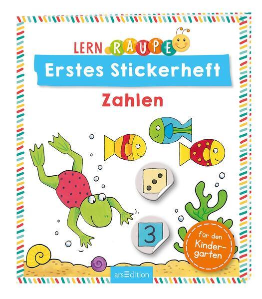 Lernraupe - Erstes Stickerheft - Zahlen