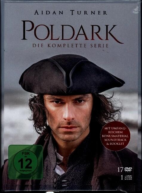 Poldark Komplettbox, 17 DVD + 1 Audio-CD