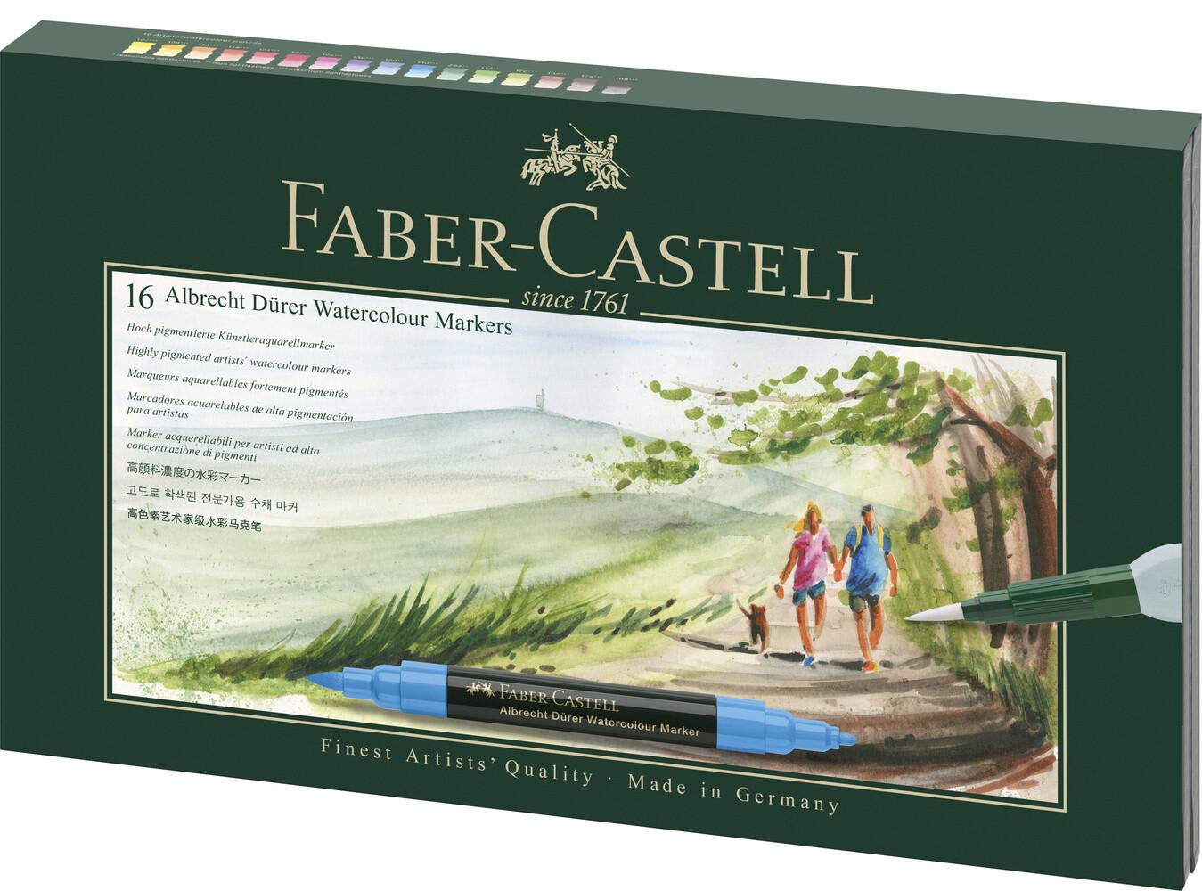 Faber-Castell Aquarellmarker Albrecht Dürer, 16er Set