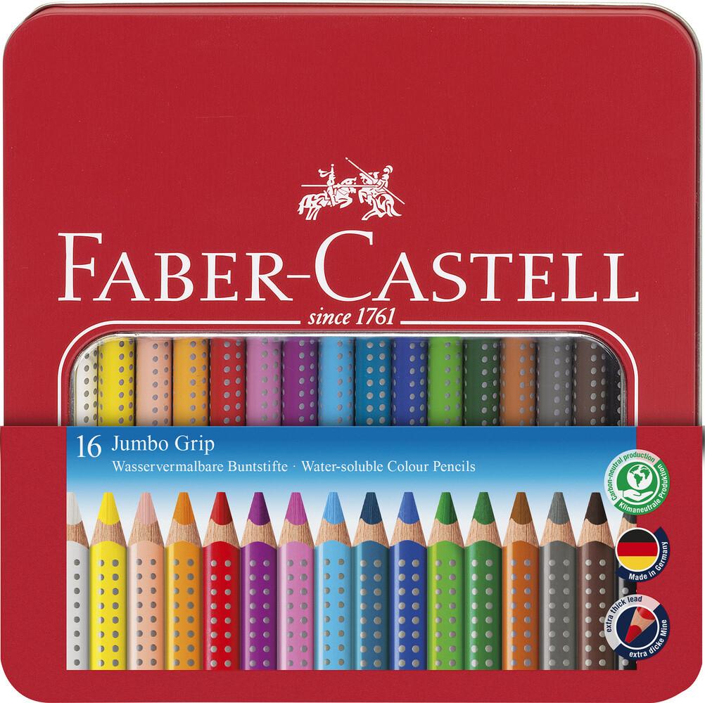 Faber-Castell Buntstift Jumbo Grip 16er Metalletui