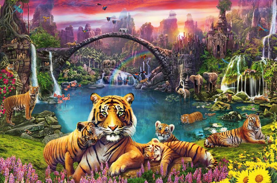 Ravensburger - Tiger in paradiesischer Lagune, 3000 Teile