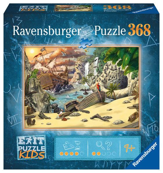 Ravensburger - EXIT Puzzle Kids Das Piratenabenteuer, 368 Teile