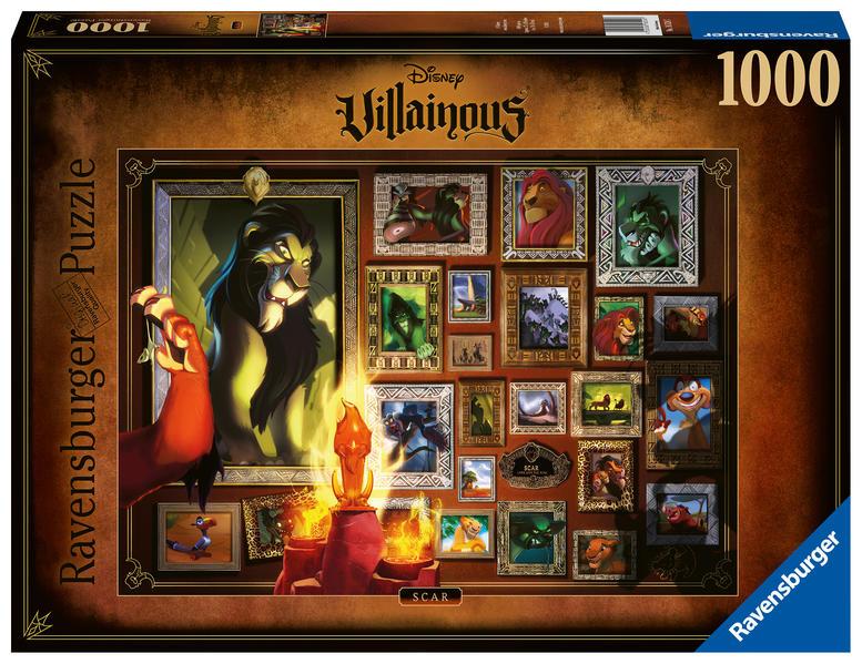 Ravensburger - Villainous: Scar, 1000 Teile